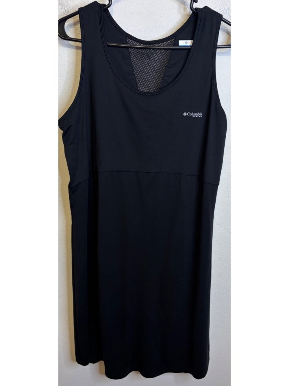 Columbia PFG Womens Midway Bay Performance Dress 1X Tank BLACK UPF 50 Sleeveless